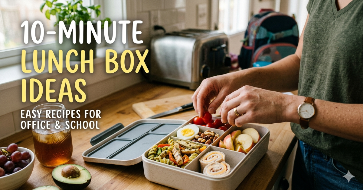 10-Minute Lunch Box Ideas